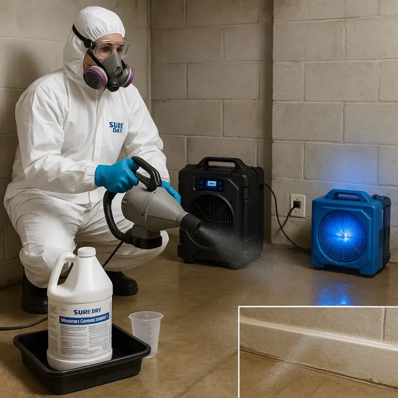 Sanitization and Odor Removal process in Wrightsville, GA