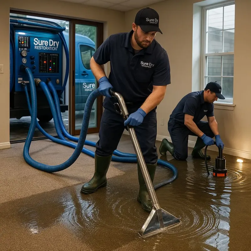 Water Extraction and Removal process in Wrightsville, GA